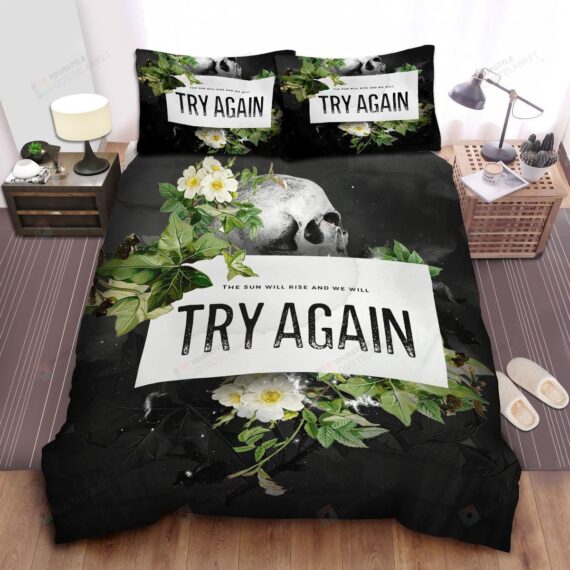 Personalized Bedding Set - Twenty One Pilots Truce Song Lyrics On Artwork Spread Included 1 Soft Duvet Cover or Quilt and 2 Lightweight Breathe Pillowcases