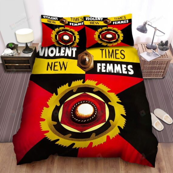 Personalized Bedding Set - Violent Femmes New Times Spread Included 1 Soft Duvet Cover or Quilt and 2 Lightweight Breathe Pillowcases