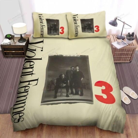 Personalized Bedding Set - Violent Femmes Spread Included 1 Soft Duvet Cover or Quilt and 2 Lightweight Breathe Pillowcases
