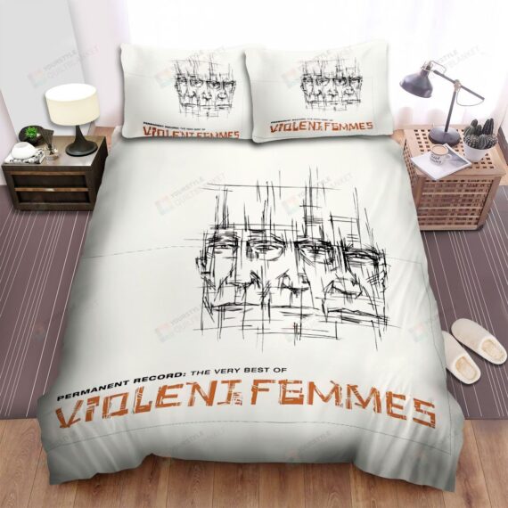 Personalized Bedding Set - Violent Femmes Spread Included 1 Soft Duvet Cover or Quilt and 2 Lightweight Breathe Pillowcases