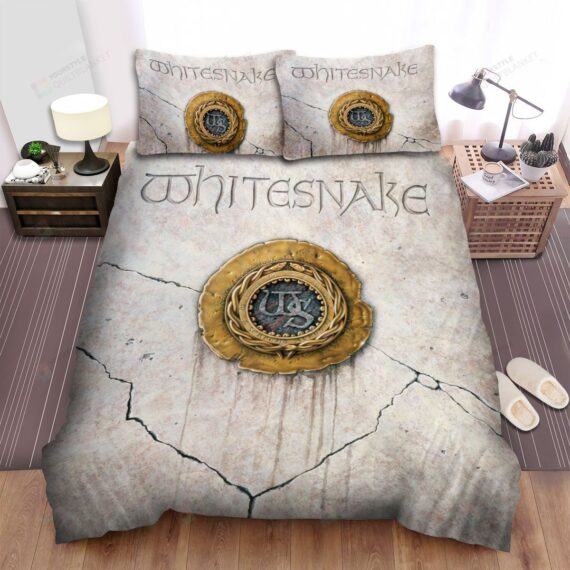 Personalized Bedding Set - Whitesnake Broken Wall Spread Included 1 Soft Duvet Cover or Quilt and 2 Lightweight Breathe Pillowcases