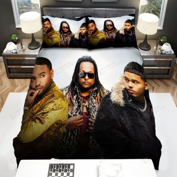 Personalized Bedding Set - Zion Lennox Myke Towers Me Llama Spread Included 1 Soft Duvet Cover or Quilt and 2 Lightweight Breathe Pillowcases