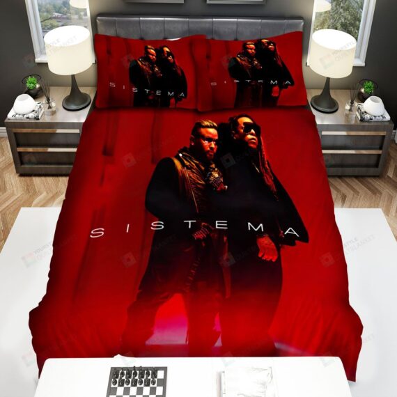 Personalized Bedding Set - Zion Lennox Sistema Spread Included 1 Soft Duvet Cover or Quilt and 2 Lightweight Breathe Pillowcases