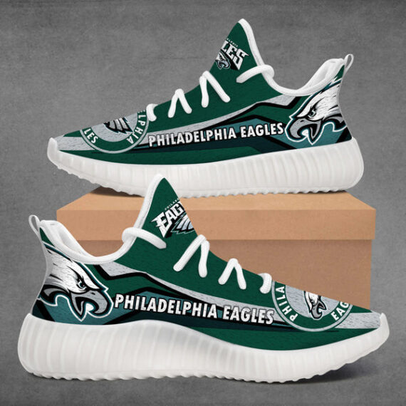 Phil_eag Football Team Custom Yeezy Sport Teams Yeezy Boost Custom Shoes Gift