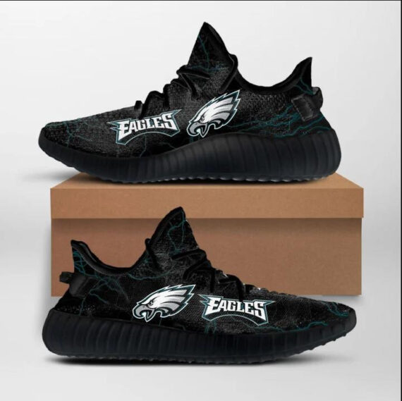Phil_eag Football Team Custom Yeezy Sport Teams Yeezy Boost Custom Shoes Gift
