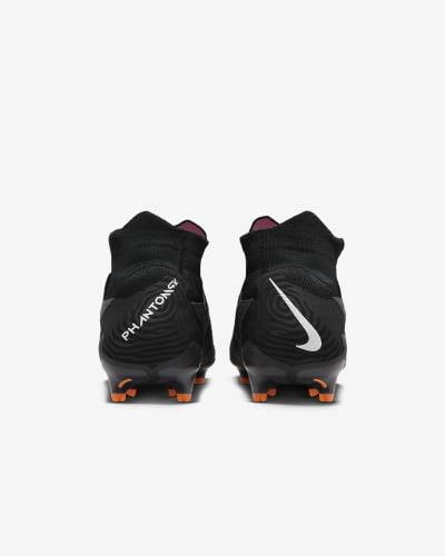 Nike Gripknit Phantom GX Elite Dynamic Fit FG Black Dark Smoke Grey Total Orange