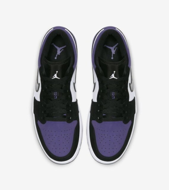 Jordan 1 Low Court Purple