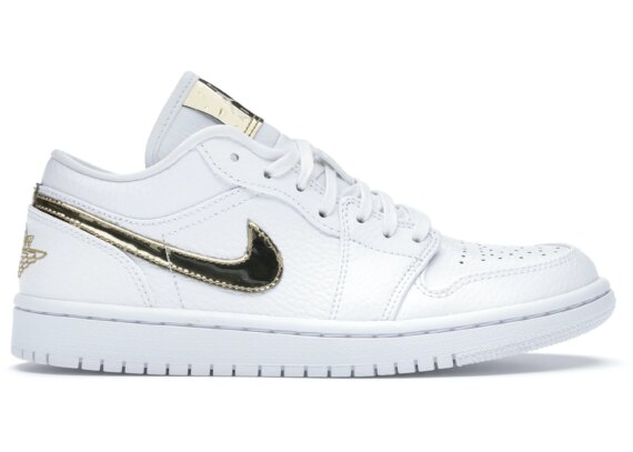 Jordan 1 Low White Metallic Gold (Women’s)