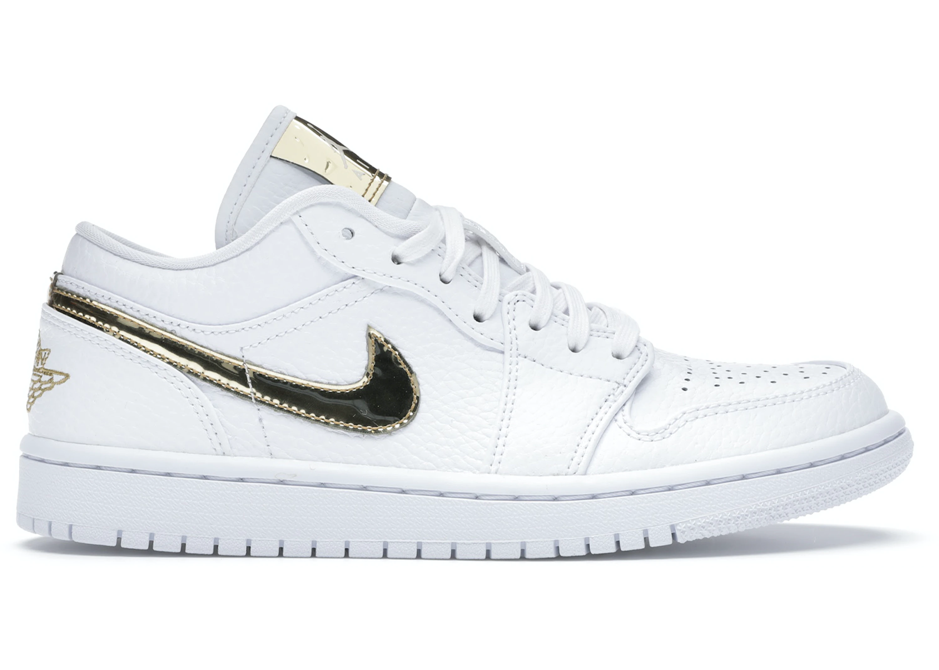 Jordan 1 Low White Metallic Gold (Women’s)
