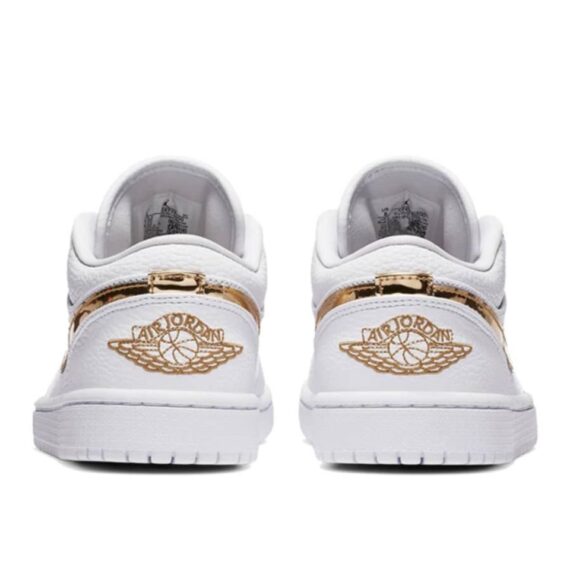 Jordan 1 Low White Metallic Gold (Women’s)