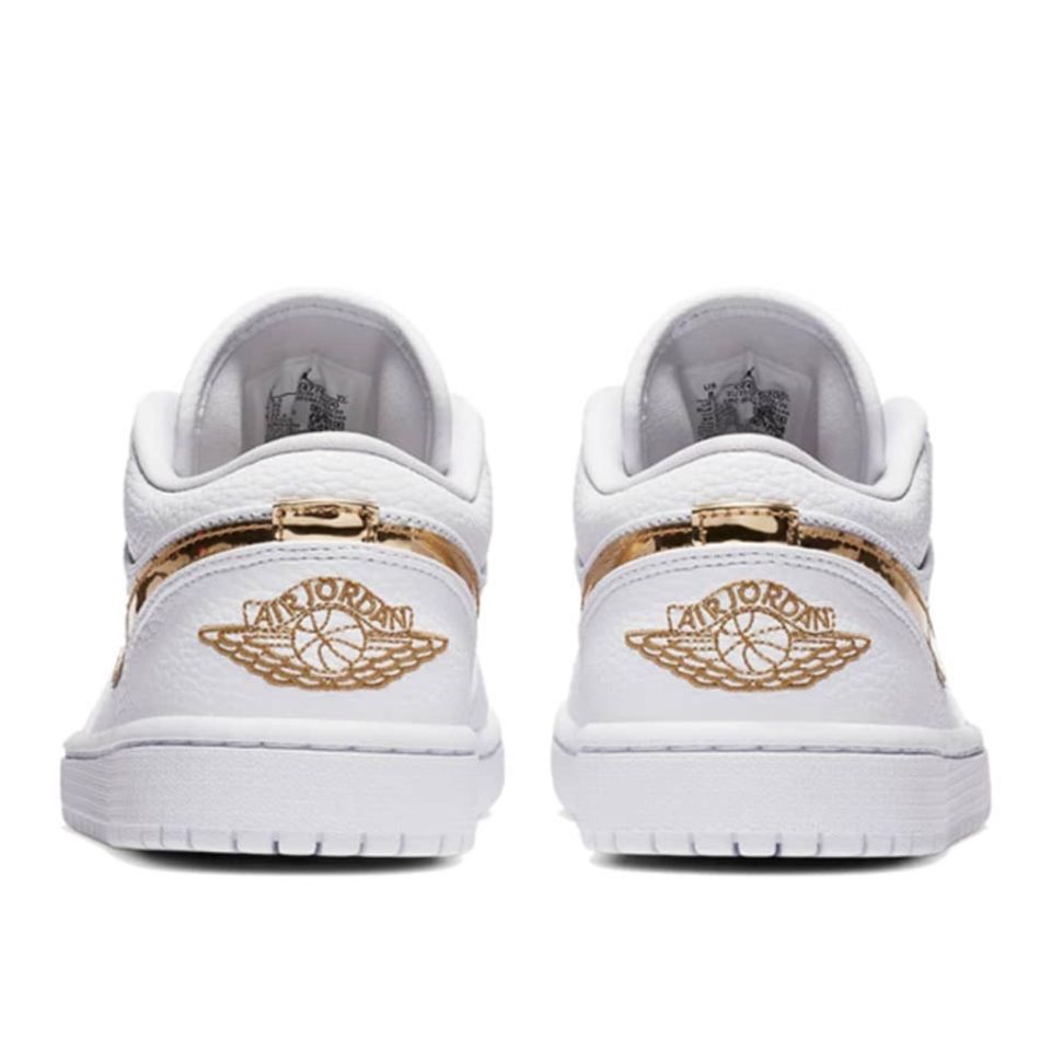 Jordan 1 Low White Metallic Gold (Women’s)