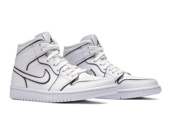 Jordan 1 Mid Iridescent Reflective White (Women’s)