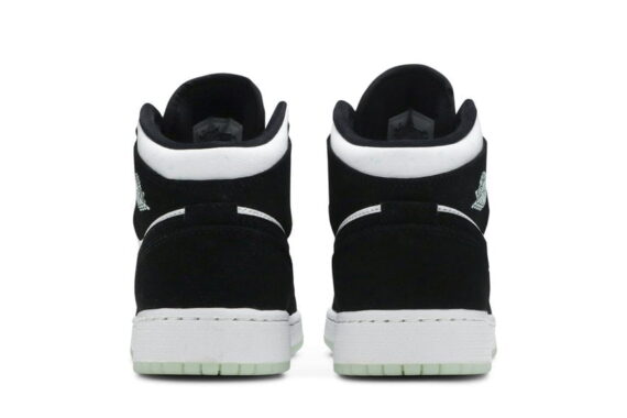 Jordan 1 Mid White Black Teal Tint (GS)