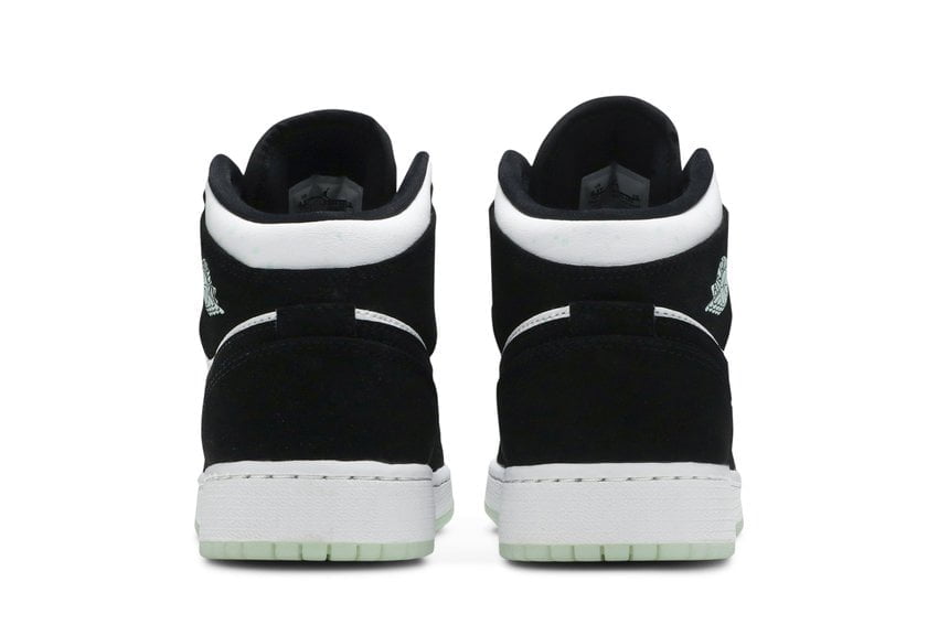 Jordan 1 Mid White Black Teal Tint (GS)