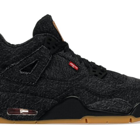 Jordan 4 Retro Levi’s Black (GS) (Levi’s Tag)