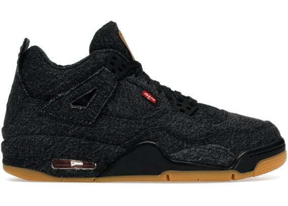 Jordan 4 Retro Levi’s Black (GS) (Levi’s Tag)