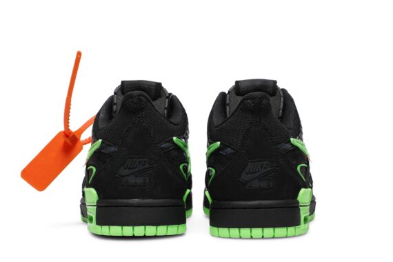 Rubber Dunk x Off White Green Strike