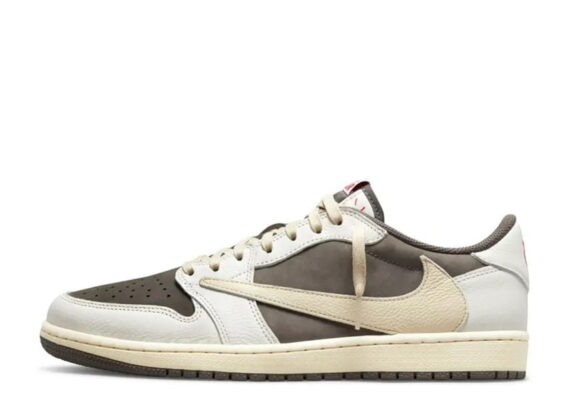 Jordan 1 Low x TraviScott Sail and Ridgerock Reverse Mocha