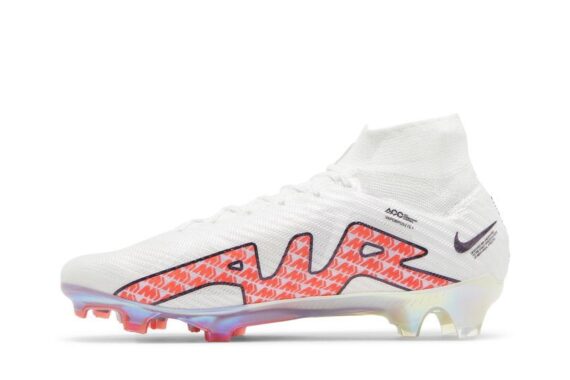 Nike Zoom Mercurial Superfly 9 Elite FG White Bright Crimson