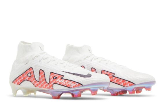 Nike Zoom Mercurial Superfly 9 Elite FG White Bright Crimson