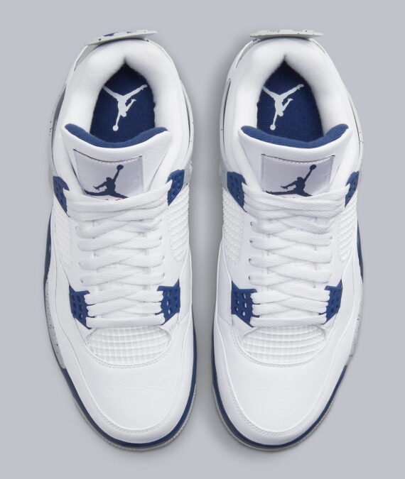 Air Jordan 4 Retro White Midnight Navy